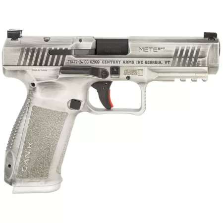 CIA Canik Mete 9mm, 4.46" Barrel, Optic Ready, Distressed Gray, 18rd
