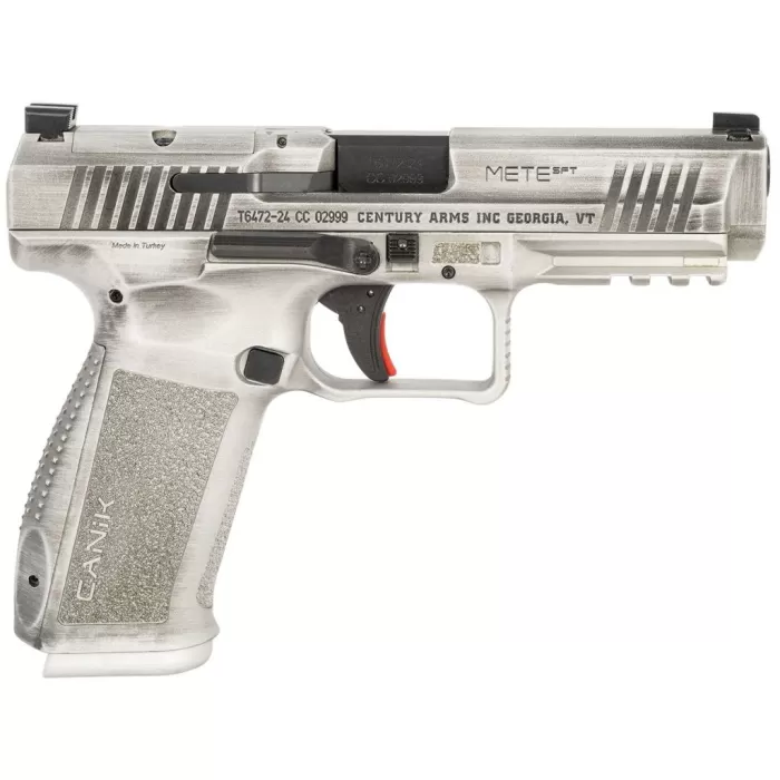 CIA Canik Mete 9mm, 4.46" Barrel, Optic Ready, Distressed Gray, 18rd
