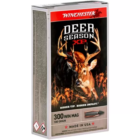 WINCHESTER AMMO Deer Season XP 300 Win Mag 180gr 20rd Box Rifle Ammo (X300DS2)