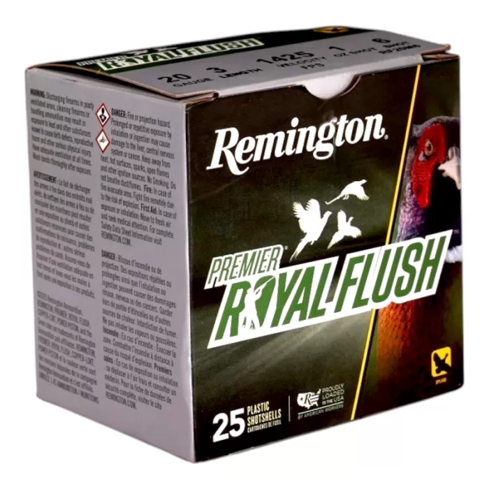 Remington Premier Royal Flush Shotshells 20ga 3 Remington Premier Royal Flush Shotshells 20ga 3