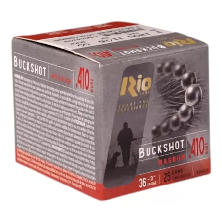 Rio Royal Buck Magnum 410 Shotshells 410ga 3'' 5plt 1200fps #00 25/ct