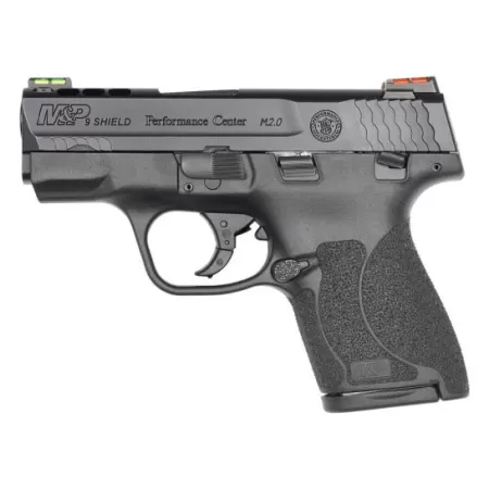S&W M&P Shield 2.0 Performance Center Ported 9mm Pistol with Hi Viz Sights, Black - 11867