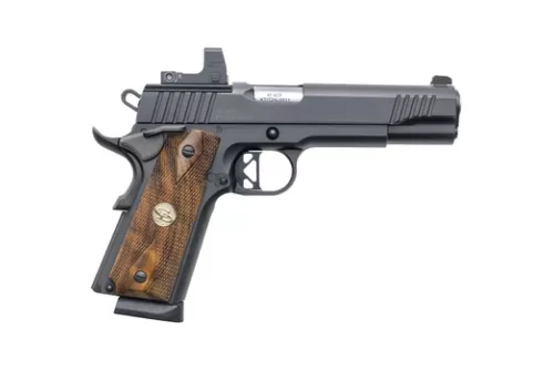 Charles Daly 1911 Superior Pistol 45 ACP 5 in Black Micro Reflex Sight Walnut Grip10