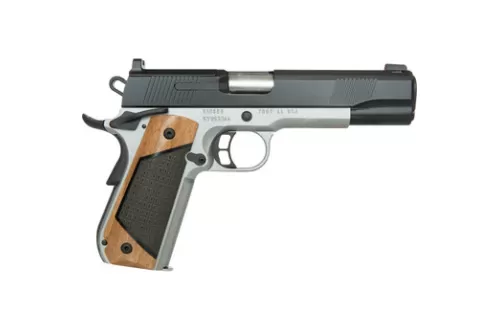 KIMBER Custom Two-Tone Next Gen .45 ACP 5in 7rd Black/Walnut Single-Action Pistol (3200400)