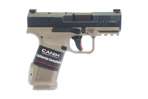 Canik Mete MC9 L Pistol 9mm 3.18 in . Black Slide / FDE Frame 10 Rd. CA