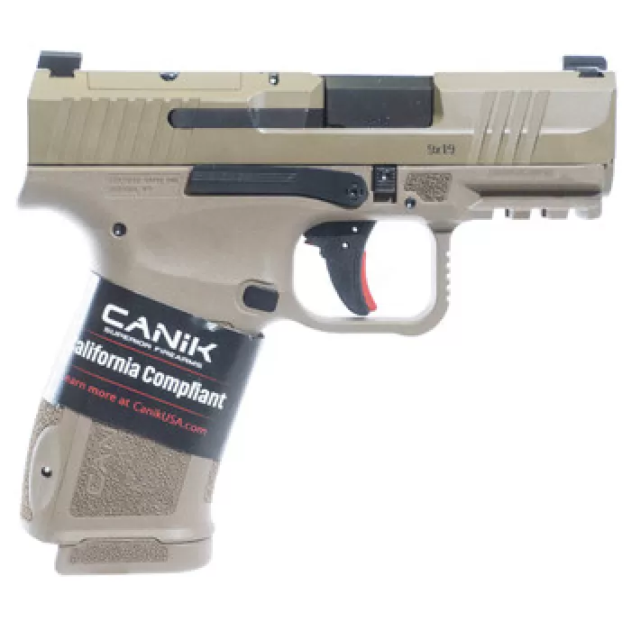 Canik Mete MC9 L Pistol 9mm 3.18 in . FDE 10 Rd. CA Canik Mete MC9 L Pistol 9mm 3.18 in . FDE 10 Rd. CA