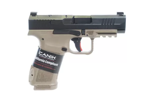 Canik Mete MC9 LS Pistol 9mm 3.63 in . Black Slide / FDE Frame 10 Rd. CA