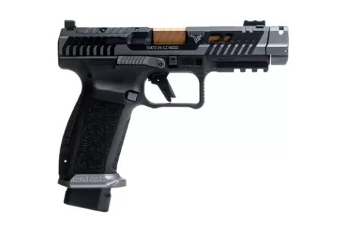 Canik TTI Combat Smoke Pistol 9mm 4.6 in. Grey 18 rd.
