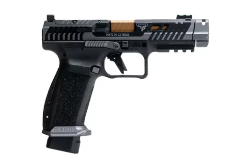 Canik TTI Combat Smoke Pistol 9mm 4.6 in. Grey 10 rd.