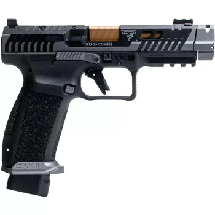 Canik TTI Combat Smoke Pistol 9mm 4.6 in. Grey 10 rd.