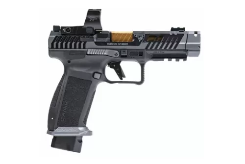 Canik TTI Combat Smoke Pistol 9mm 4.6 in. Bronze Mecanik Optic 18 rd.