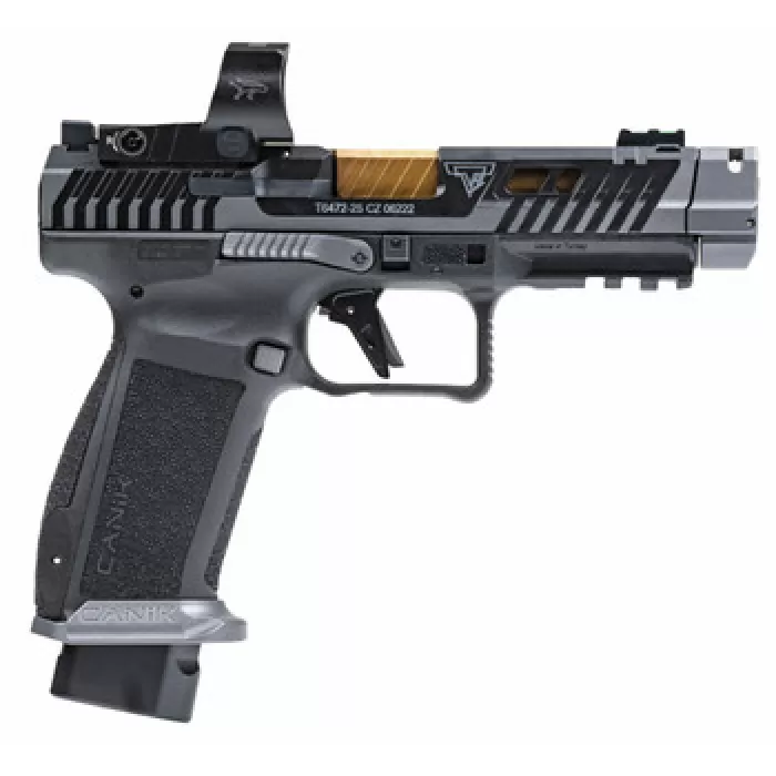 Canik TTI Combat Smoke Pistol 9mm 4.6 in. Bronze Mecanik Optic 18 rd.