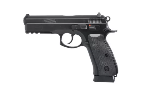 CZ 75 SP-01 50th Anniversary Elite Pistol 9 mm 4.6 in. Black w/Manual Safety 19 rd.