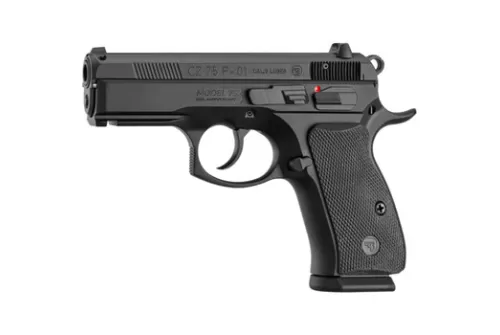 CZ 75 P-01 50th Anniversary Elite Pistol 9 mm 3.75 in. Black w/Decocker 15 rd.