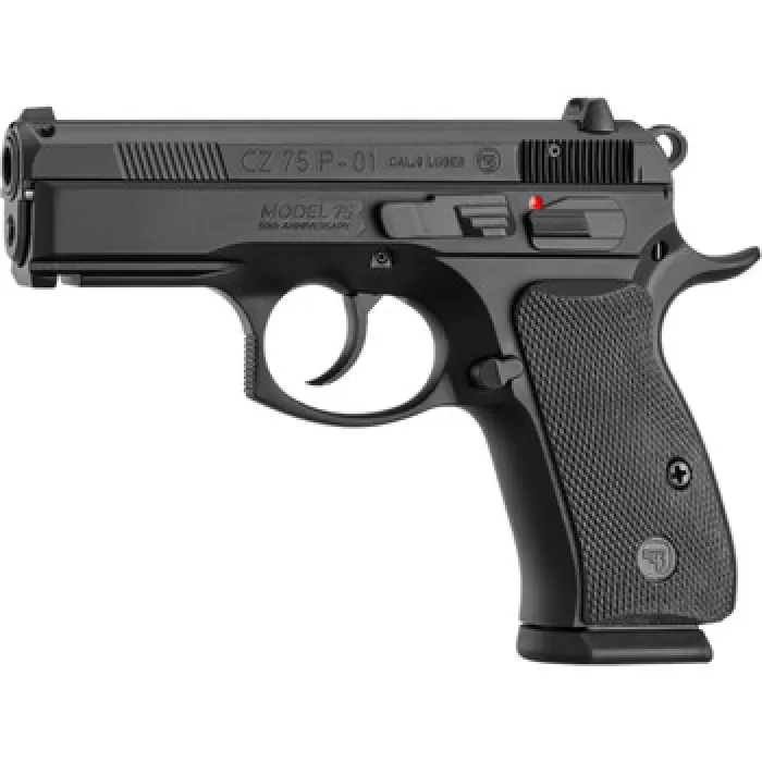 CZ 75 P-01 50th Anniversary Elite Pistol 9 mm 3.75 in. Black w/Decocker 15 rd.