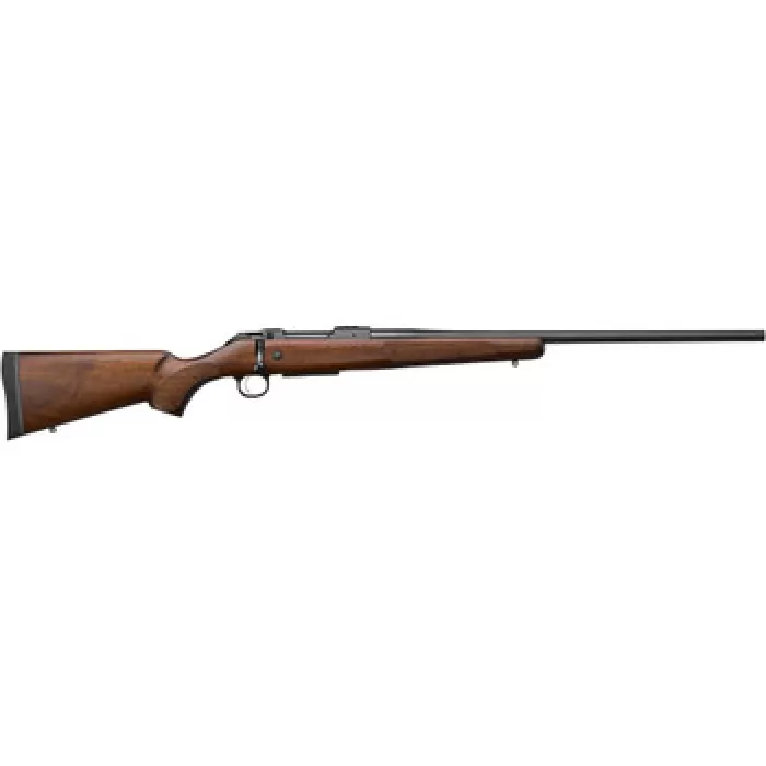 CZ 600 Plus American Rifle 300 Win Mag 24 in Walnut w/Drill&Tap Threaded 5rd
