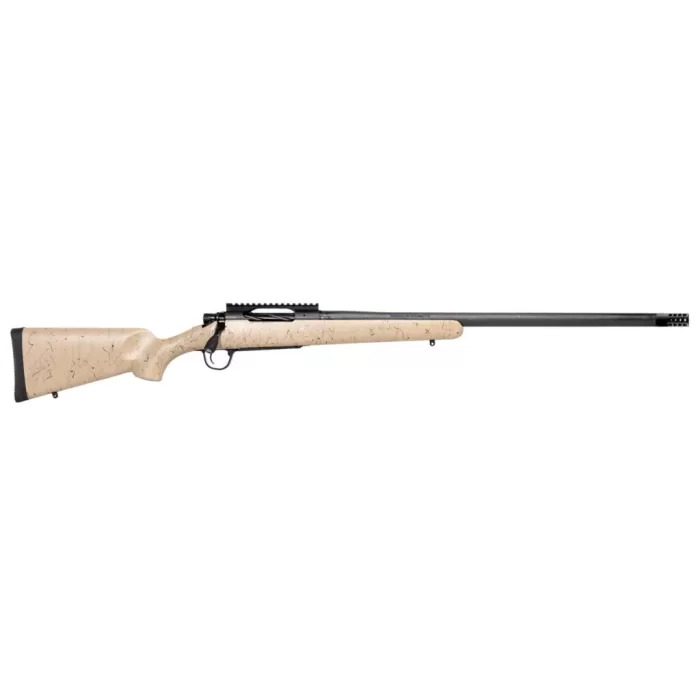 Christensen Arms Ridgeline 7mm PRC Bolt-Action Rifle with with Tan/Black Webbing Stock Christensen Arms Ridgeline 7mm PRC Bolt-Action Rifle with with Tan/Black Webbing Stock