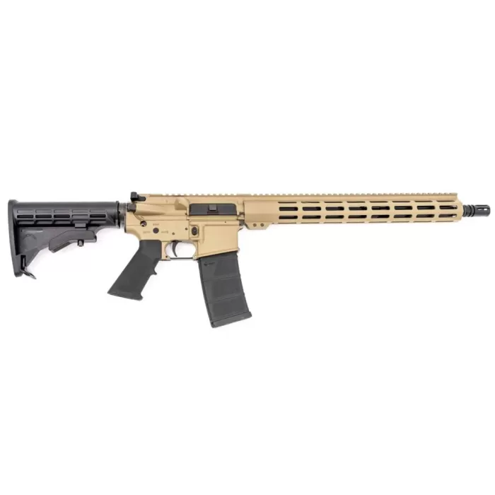 Andro Corp Industries 55616BBFDE ACI-15 Bravo 5.56 NATO 30+1 16" Black Nitride Threaded Barrel, Flat Dark Earth Aluminum Receiver w/Picatinny Rail, M-LOK Handguard, M4 Black Polymer Stock, A2 Grip, Am Andro Corp Industries 55616BBFDE ACI-15 Bravo 5.56 NATO 30+1 16" Black Nitride Threaded Barrel, Flat Dark Earth Aluminum Receiver w/Picatinny Rail, M-LOK Handguard, M4 Black Polymer Stock, A2 Grip, Am