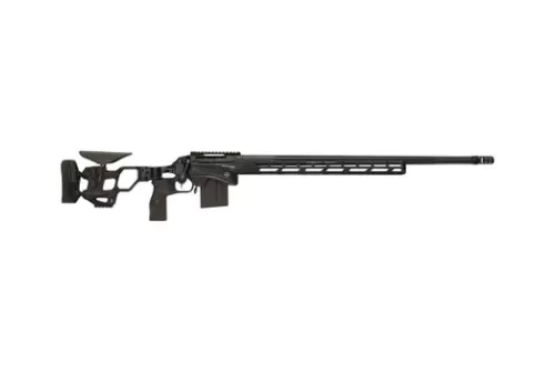 Cadex Inc CDXSSPRO6526CP20I2B1N CDX-SS Seven S.T.A.R.S. Pro 6.5 Creedmoor 10+1 26" Black DLC Fluted Threaded Barrel, Black Cerakote Receiver, ARCA Rail,  M-LOK Handguard, Black Adjustable Folding Butt