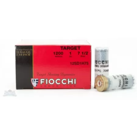 Fiocchi 12ga 2.75" 10z #7.5 Target Shotshell Ammunition 25rds - 12SD1H75