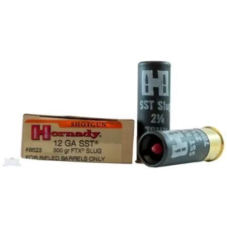 Hornady 8623 SST FTX 12 Gauge 2.75" 300 GR Slug Shot 5 Bx/ 20 Cs