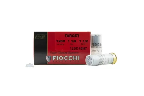 Fiocchi 12ga 2.75" 1-1/8oz #7.5 Target Shotshell Ammunition 25rds - 12SD18H75