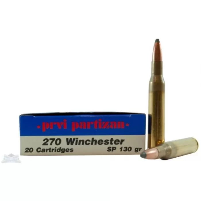 Ppu 270Win SP 130 Grain Weight 20/500 PP2.6 Ppu 270Win SP 130 Grain Weight 20/500 PP2.6