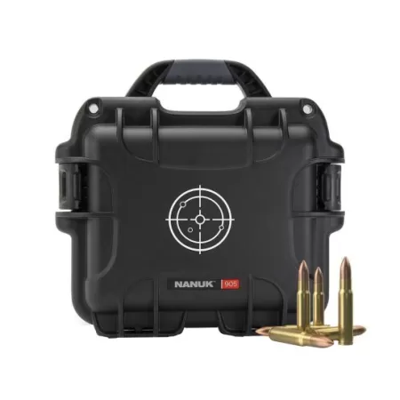Nanuk 905 .223 Remington NK-7 Resin Waterproof Ammo Case, Black - 905AMMO1