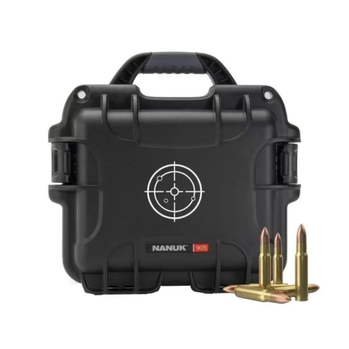 Nanuk 905 .223 Remington NK-7 Resin Waterproof Ammo Case, Black - 905AMMO1