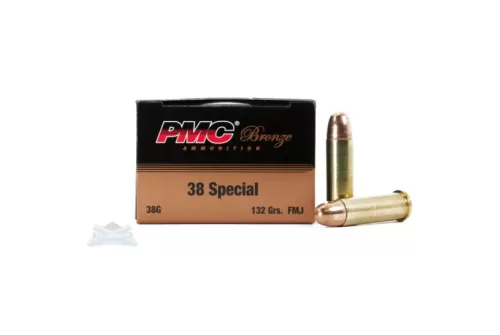 PMC Bronze 38 Special 132gr FMJ Ammunition 50rds - 38G