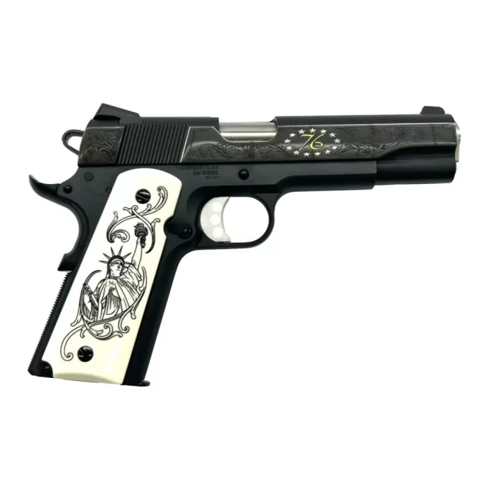 Springfield Garrison 1911 45 ACP Pistol w/ Custom Engraving Springfield Garrison 1911 45 ACP Pistol w/ Custom Engraving
