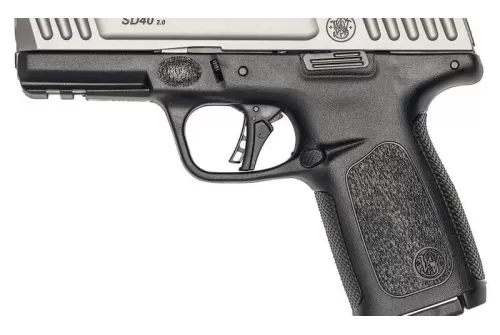 S&w Sd40 2.0 40sw 4" Fs 14 sh Silver Ss Slide/black Polymer