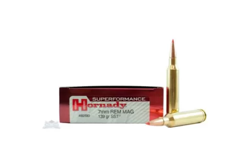 Hornady 80593 Superformance  7mm Rem Mag 139 gr SST 20Rd