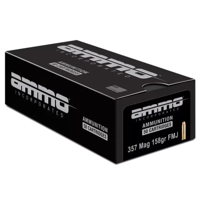 Ammo Inc 357158Fmja50 Signature 357 Mag 158 GR Full Metal Jacket 50 Per Box/ 20 Case Ammo Inc 357158Fmja50 Signature 357 Mag 158 GR Full Metal Jacket 50 Per Box/ 20 Case