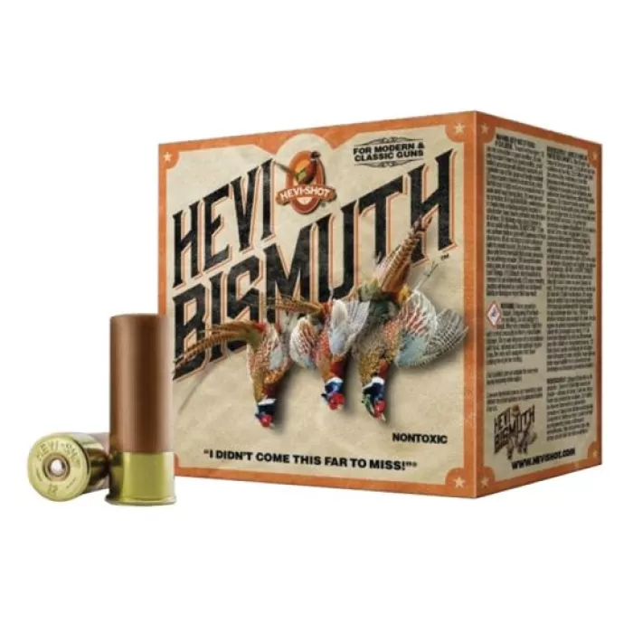 Hevi-Shot Hs16715 Hevi-Bismuth Upland 16 Gauge 2.75" 1 1/8 OZ Bismuth 5 Shot 25 Bx/10 CS Hevi-Shot Hs16715 Hevi-Bismuth Upland 16 Gauge 2.75" 1 1/8 OZ Bismuth 5 Shot 25 Bx/10 CS