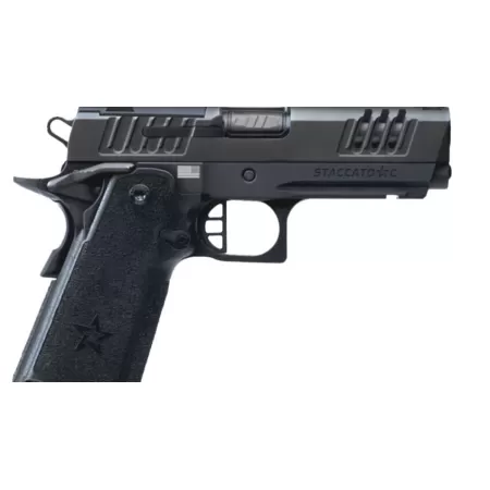 Staccato C  Carry + Duty V3 C Optic Ready Stainless Threaded Barrel (Flat Trig) DLC/SS TB Frm/Fnsh 15-1501-000212
