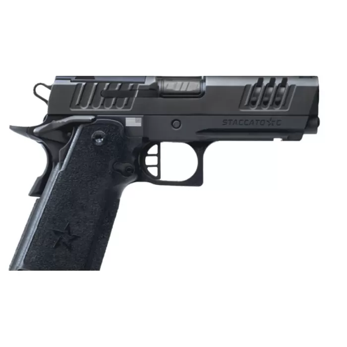 Staccato C  Carry + Duty V3 C Optic Ready Stainless Threaded Barrel (Flat Trig) DLC/SS TB Frm/Fnsh 15-1501-000212
