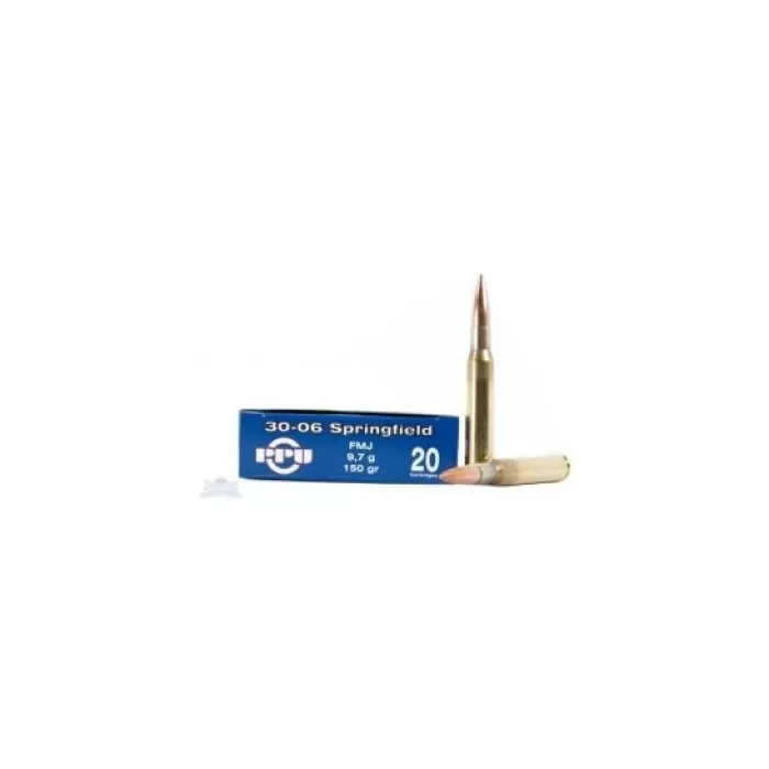 PRVI Partizan 30-06 150gr FMJ "M1 Garand" Ammunition 20rds - PP3.48