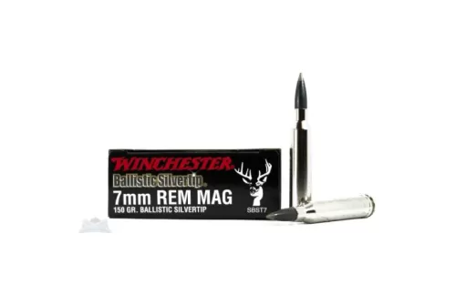 Winchester 7mm Rem Mag 150gr Ballistic SilverTip Rifle Ammunition 20rds - SBST7