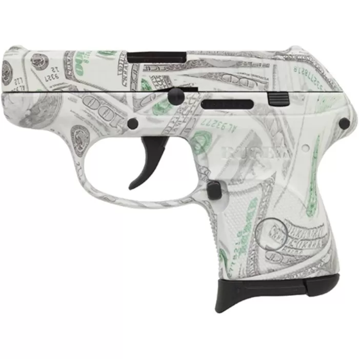RUGER LCP 380ACP GLOWING $100 BILLS 3701BILLS RUGER LCP 380ACP GLOWING $100 BILLS 3701BILLS