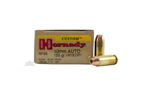 Hornady .10mm Auto 155gr HP XTP Custom Pistol Ammunition 20rds - 9122
