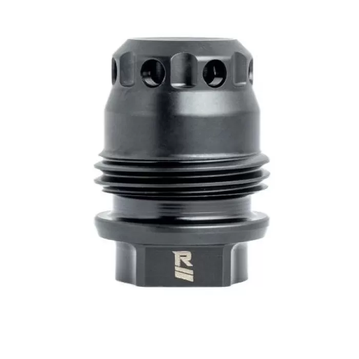 Rugged Suppressors MB022 M2 Brake 338 Cal 8.6mm M18x1 tpi Dual Taper Locking System Fits R.U.M. Mount UPC: 850044499137 Rugged Suppressors MB022 M2 Brake 338 Cal 8.6mm M18x1 tpi Dual Taper Locking System Fits R.U.M. Mount UPC: 850044499137