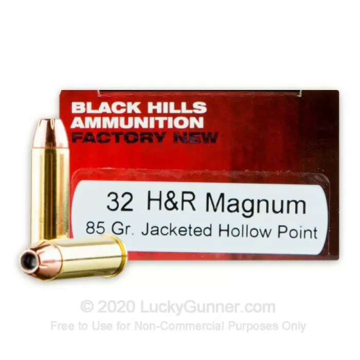 32 H&R Magnum - 85 Grain JHP - Black Hills - 50 Rounds 32 H&R Magnum - 85 Grain JHP - Black Hills - 50 Rounds