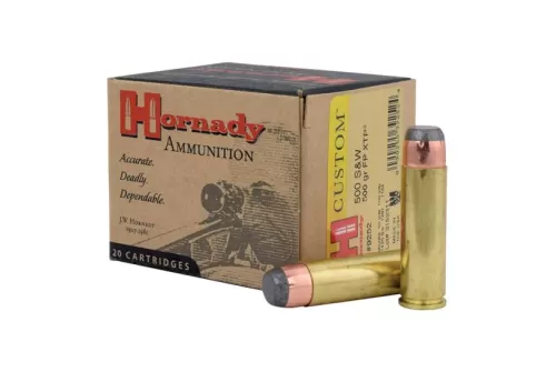Hornady 9252 Custom  500 S&W Mag 500 gr XTP Flat Point