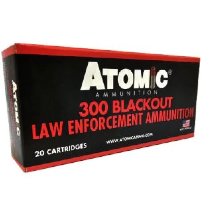 ATOMIC AMMO .300AAC BLACKOUT 110GR. VARMAGEDDON LE 20-PACK ATOMIC AMMO .300AAC BLACKOUT 110GR. VARMAGEDDON LE 20-PACK