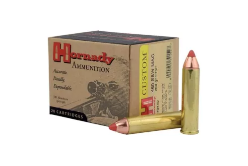 Hornady 9152 Custom  460 S&W Mag 200 gr Flex Tip eXpanding 20 Bx/ 10 Cs