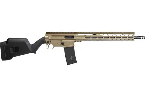 CMMG Dissent BR4 CA Compliant 9mm Luger Rifle with 16.10" Coyote Tan Cerakote Barrel - 94AC80FCT