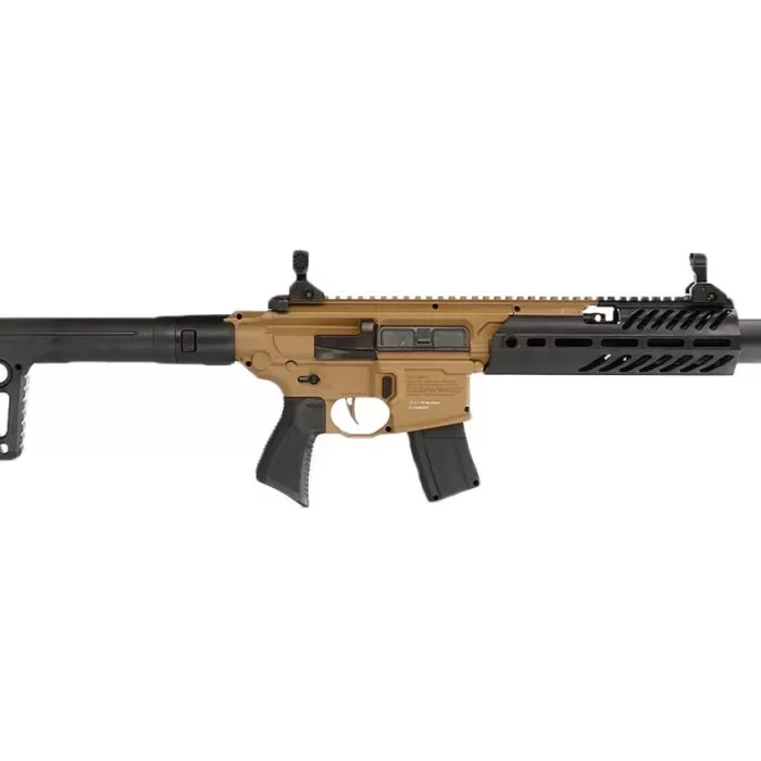 Sig Sauer Airguns MCX Canebrake CO2 177 Pellet, Flat Dark Earth Rec, Black Furniture, 30rd