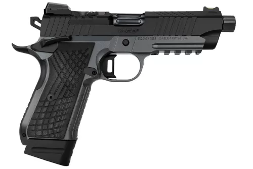 Kimber 3100021 KDS9C TFS 9mm 15+1 18+1 4.60" KimPro Gray/Black Front and Rear Serrations Stainless Steel G-10 Grip