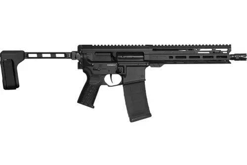 CMMG Dissent Mk4 .300 BLK 6.5in 30rd Braced Armor Black Semi-Automatic Pistol (30AC50F-AB)